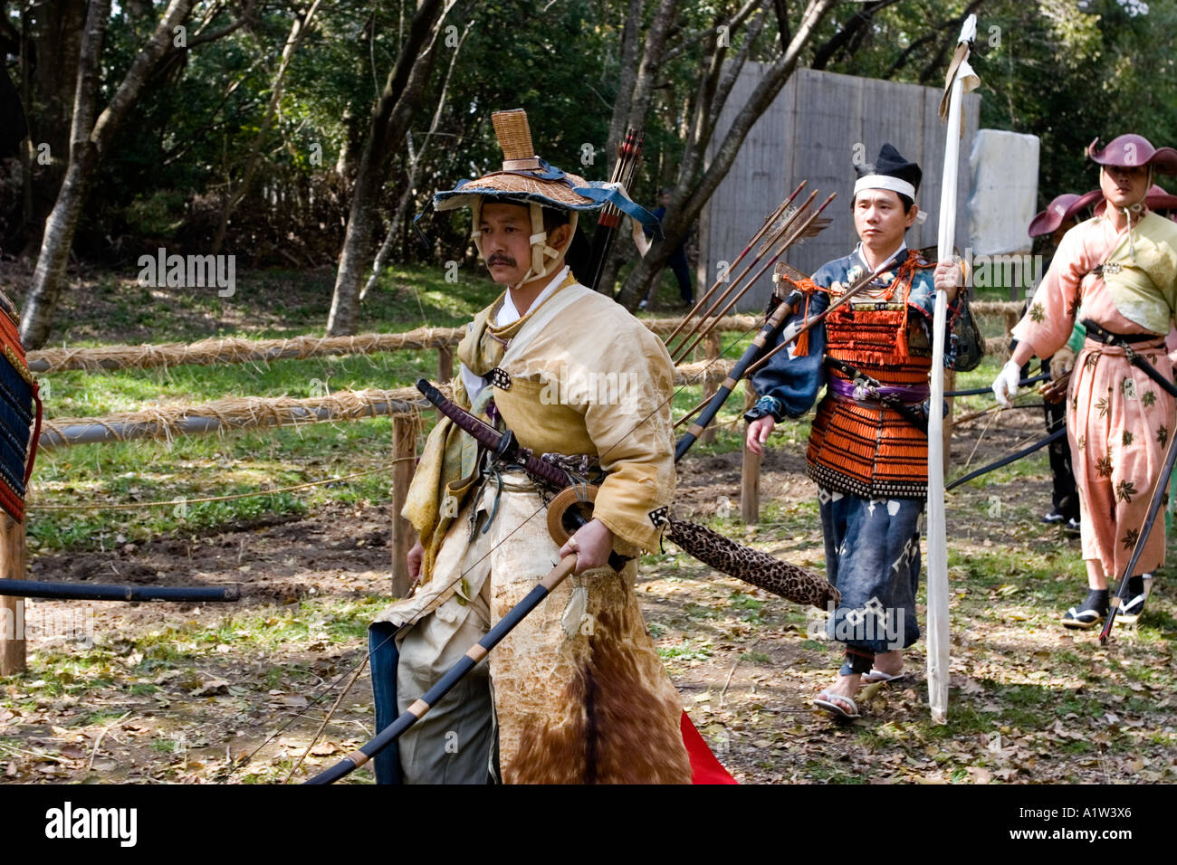 Yabusami Yabusami horseback archer at Miyazaki Shrine, Kyushu, Japan Stock Photo ...