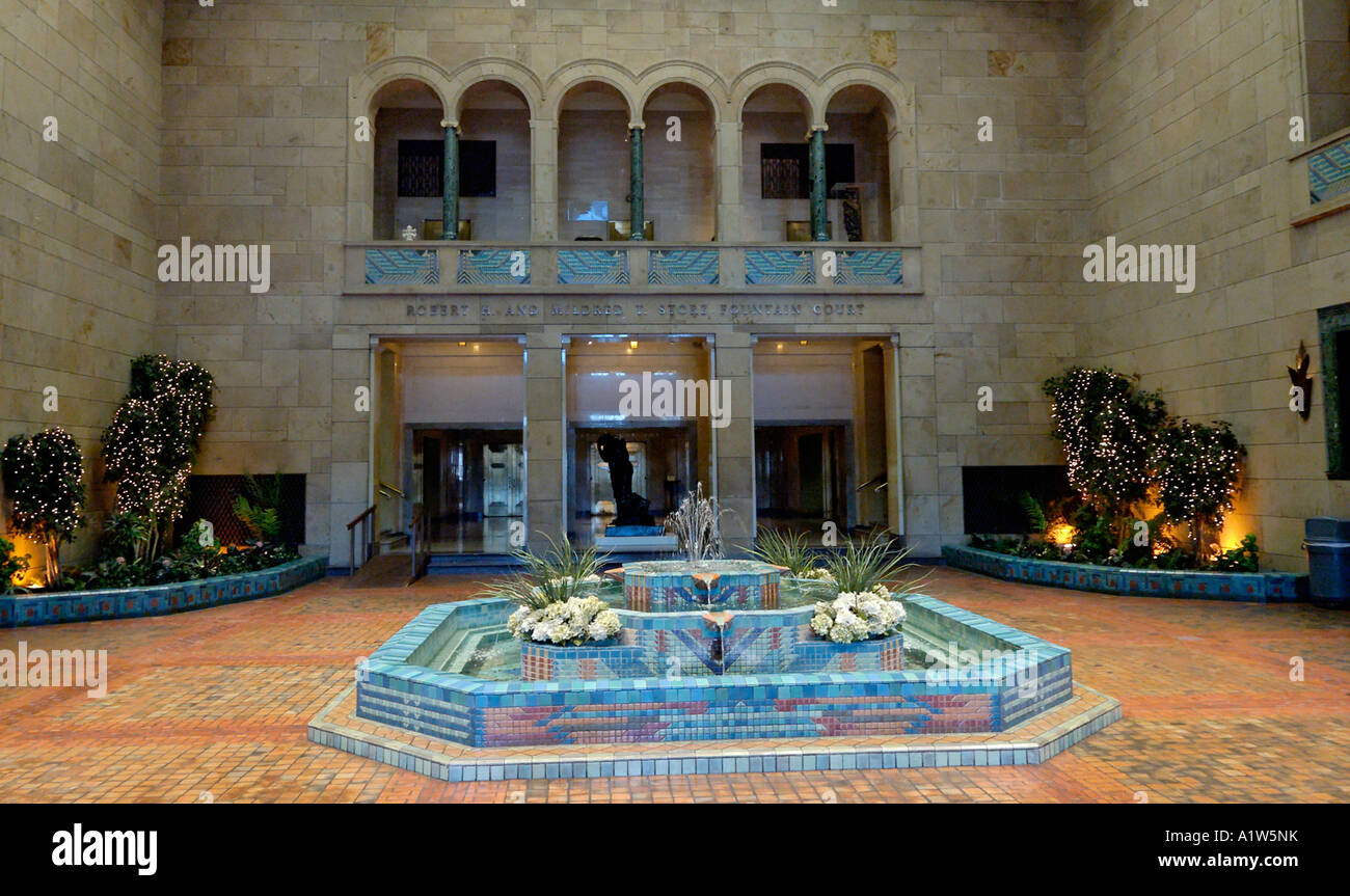 Stock photograph of interior atrium at Joslyn Art Museum in Omaha