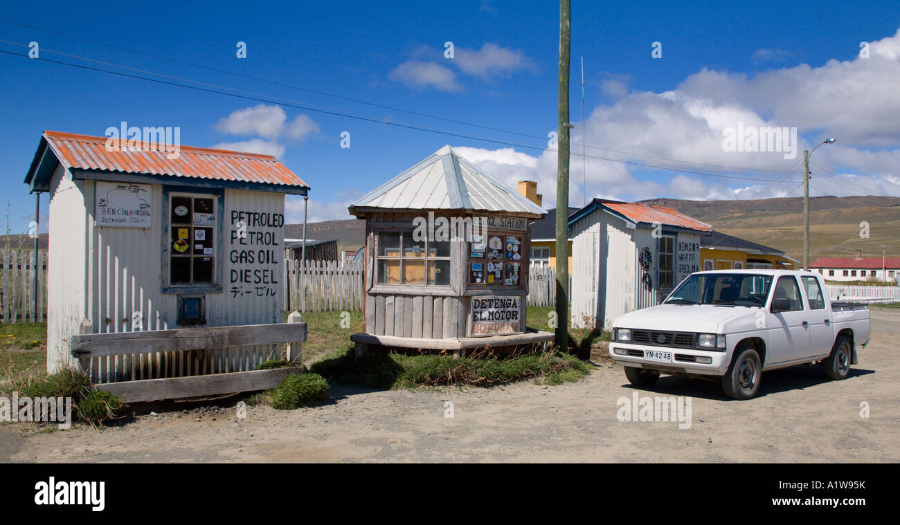 Unusual style Petrol Station at Cerro Castillo, Torres del Paine