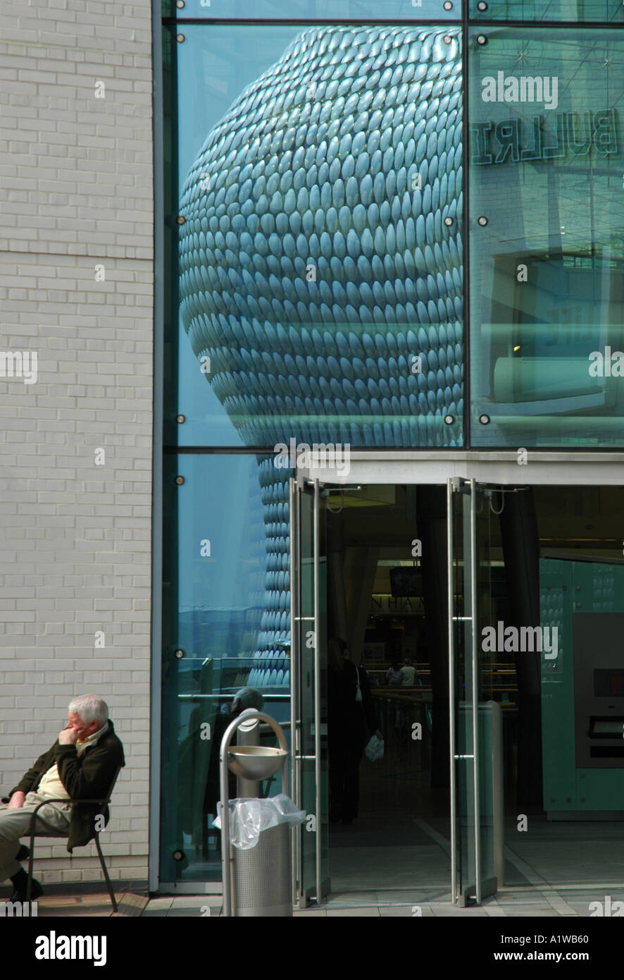 Reflection of Selfridges store Bullring Birmingham England UK Stock Photo