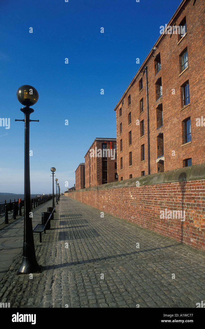Albert dock warehouse apartments Liverpool Merseyside UK GB England EU