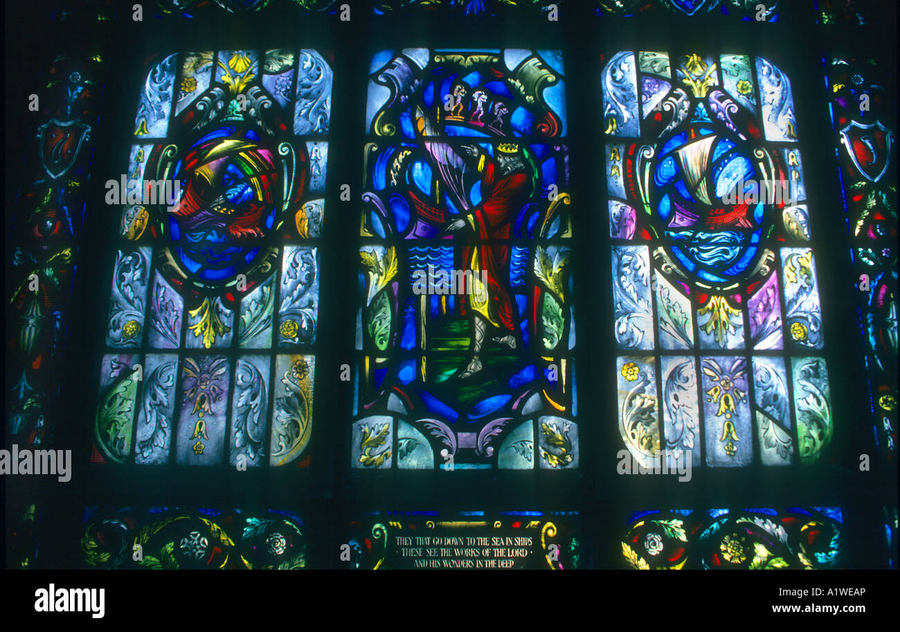 Stained Glass Windows, Located Inside The American Navel Academy Church