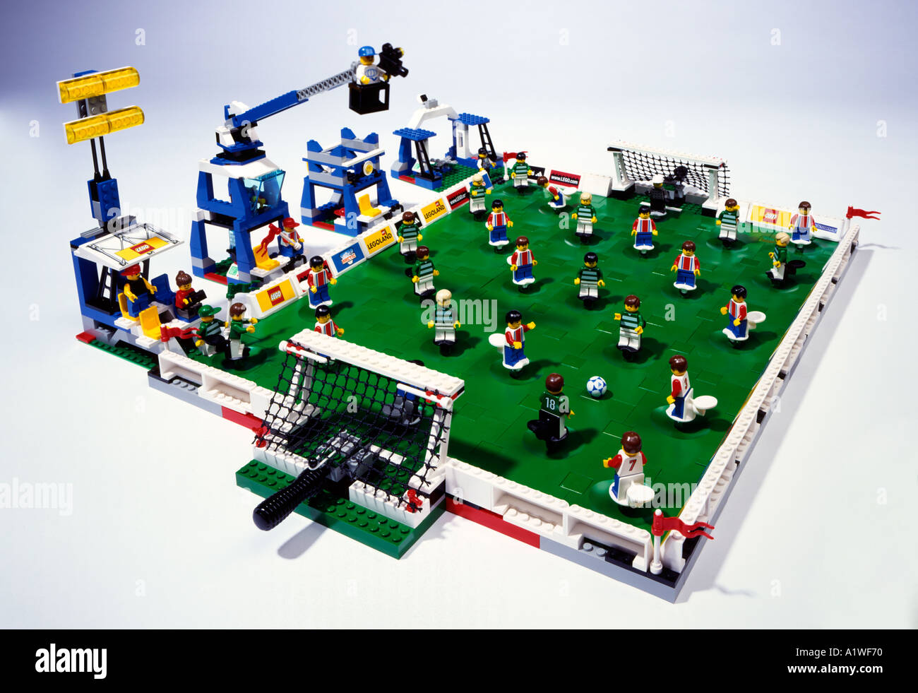 Lego game of playable football soccer Stock Photo - Alamy