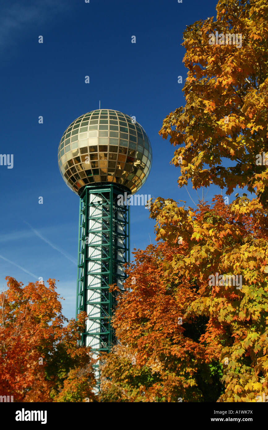 AJD54061, Knoxville, TN, Tennessee, 1982 World's Fair Sunsphere Stock ...