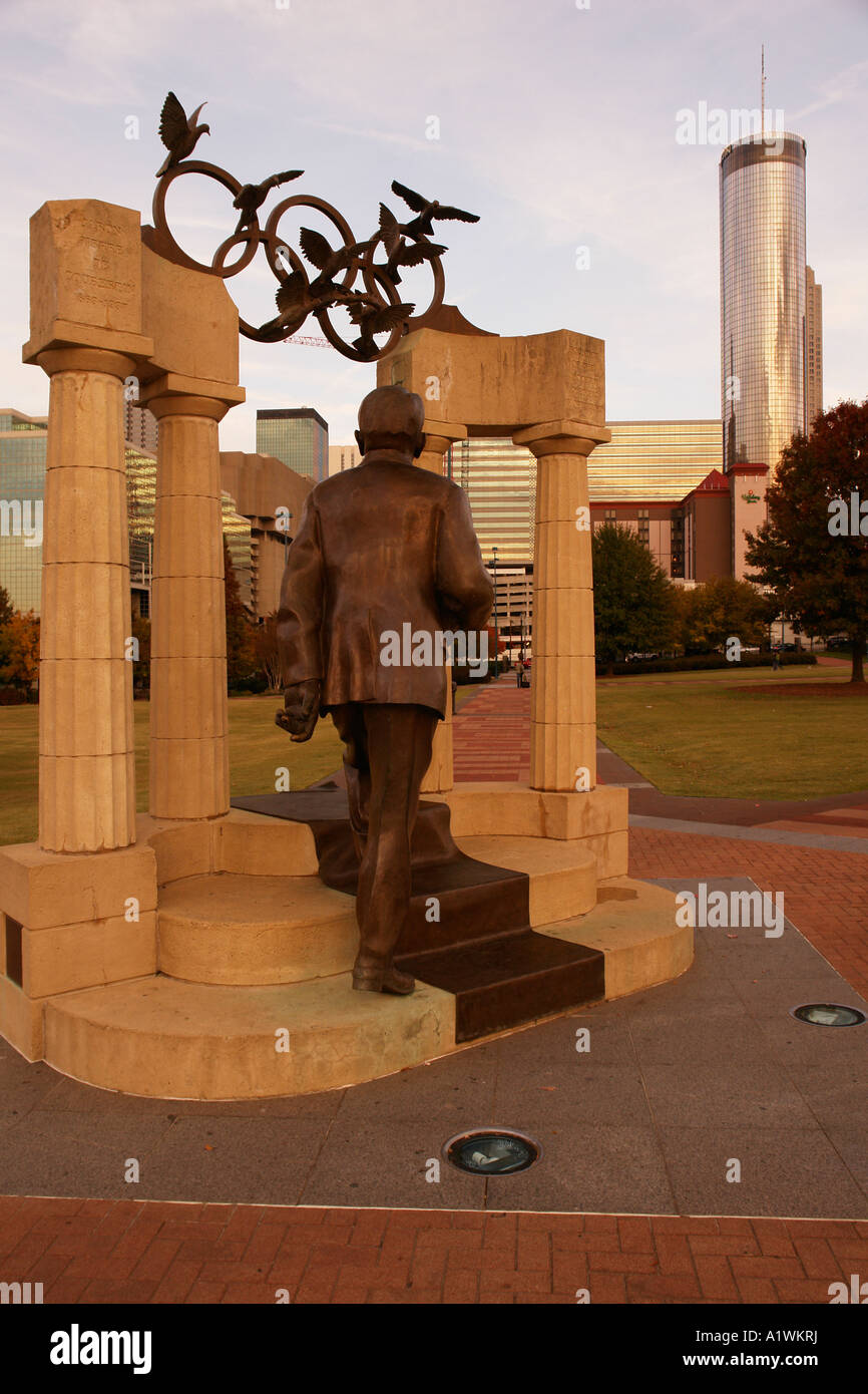 Ajd54211 Atlanta Ga Georgia Downtown Centennial Olympic Park