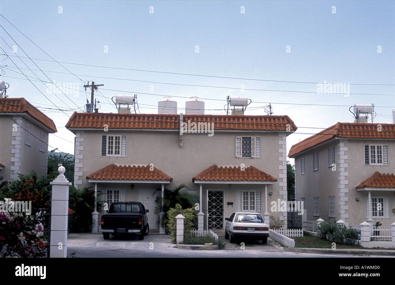 New housing in Kingston Jamaica Stock Photo Alamy