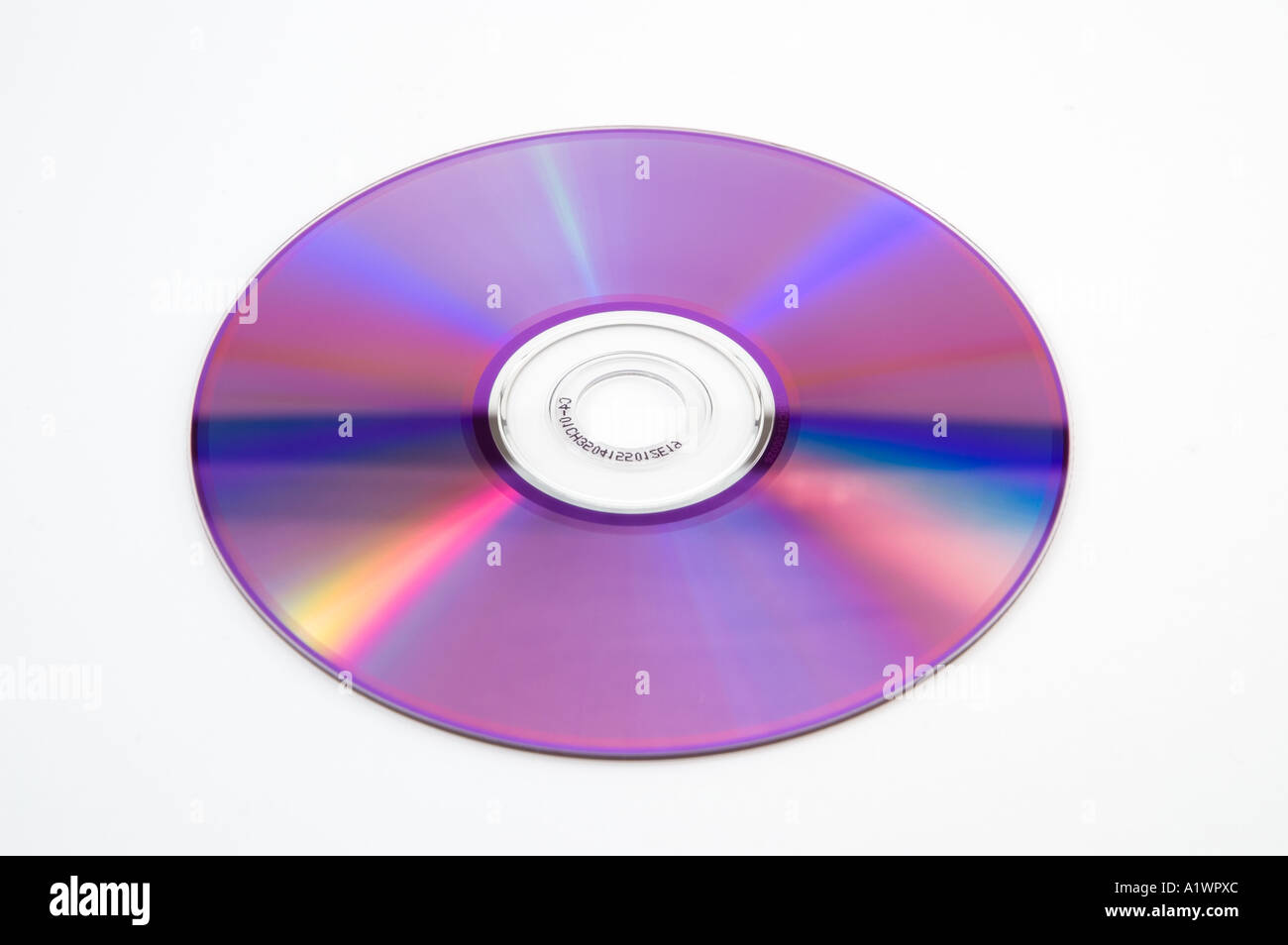 A purple CD Stock Photo