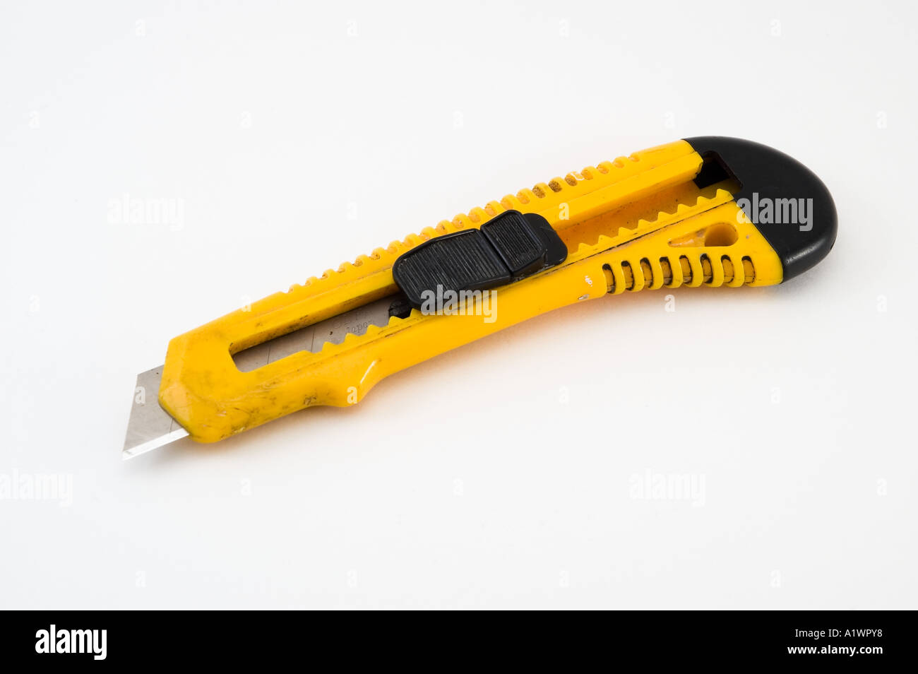 A yellow box cutter knife Stock Photo 5909047 Alamy