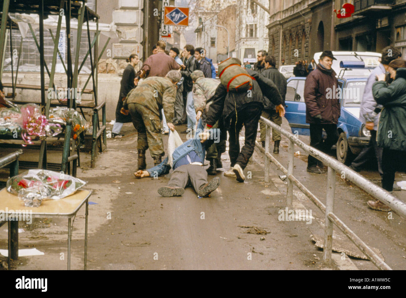 Image result for 1994 bosnian shelling sarajevo