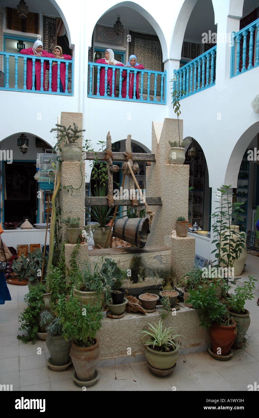 Mini Souk Djerba market woman hi-res stock photography and images - Alamy