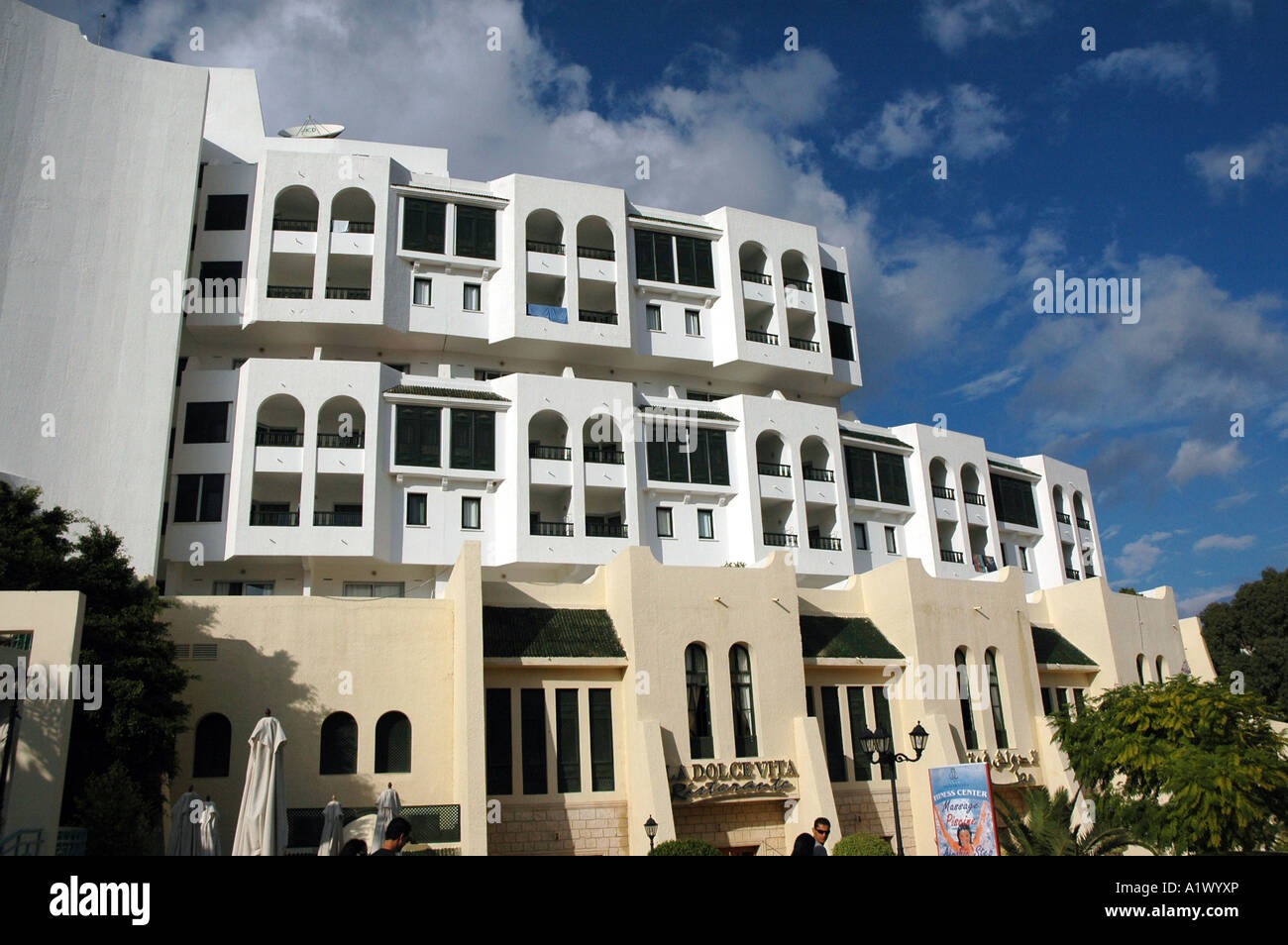 Hotel in Sousse, Tunisia Stock Photo