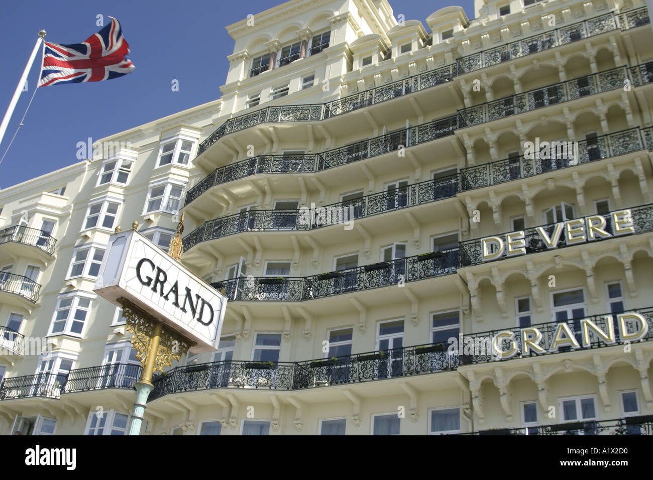 Grand Hotel Brighton Stock Photo Alamy