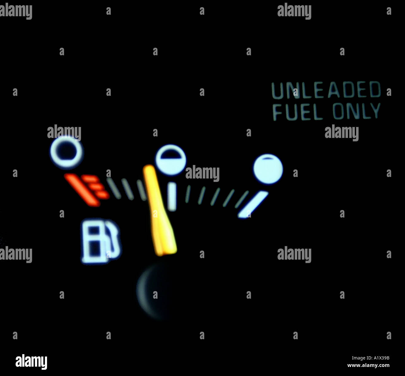 Gasoline Fuel Indicator  Stock Photo