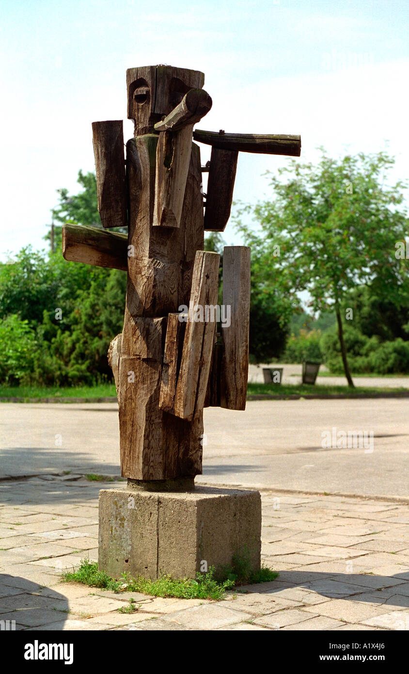 Wooden slavic sculpture hi-res stock photography and images - Alamy