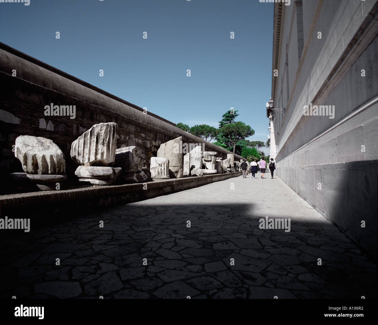 'St. Paul Basilica outside the walls', Rome Stock Photo - Alamy