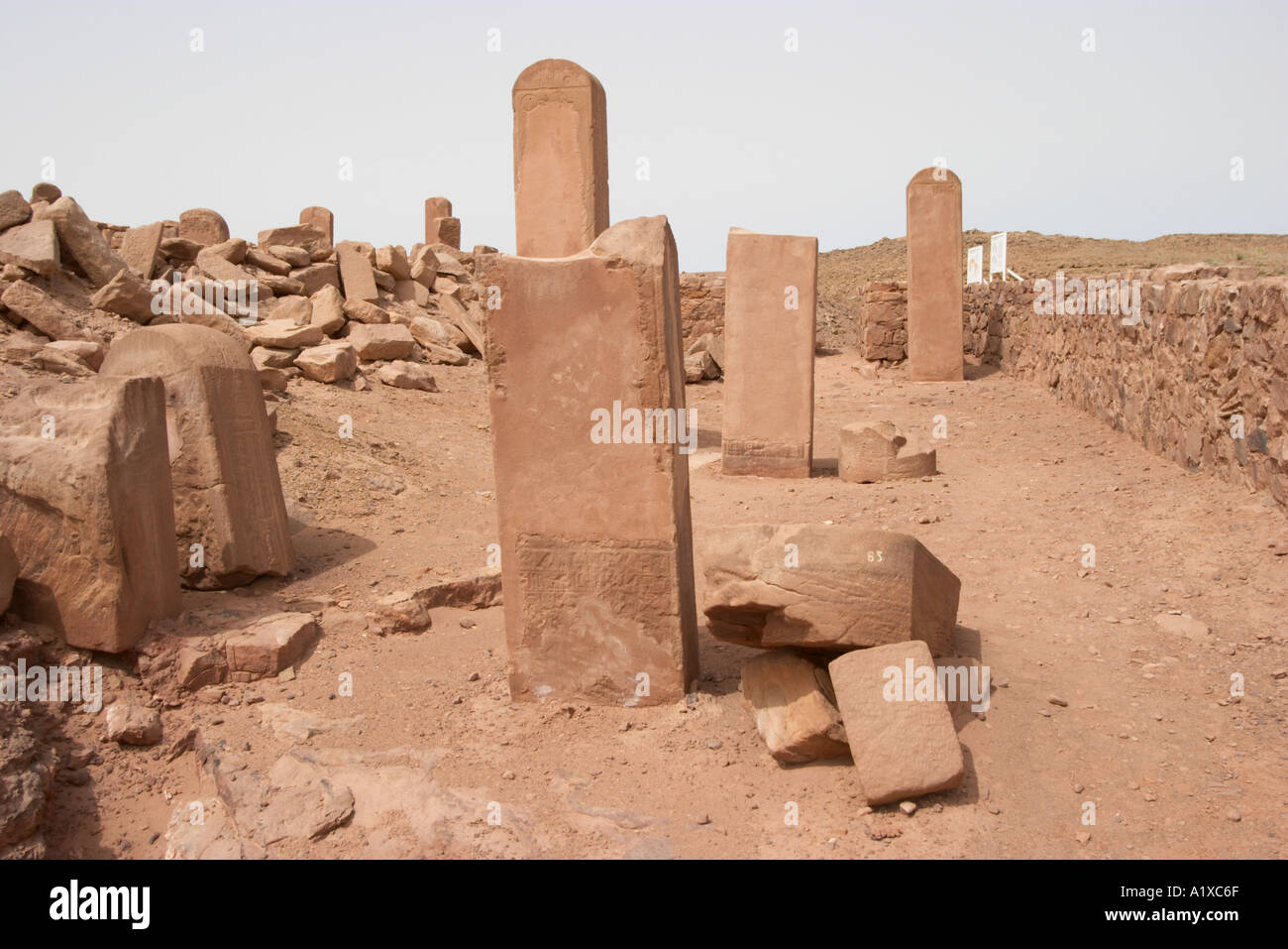 Hathor Temple at Sarabit al Khadim Sinai Peninsula Egypt Stock Photo