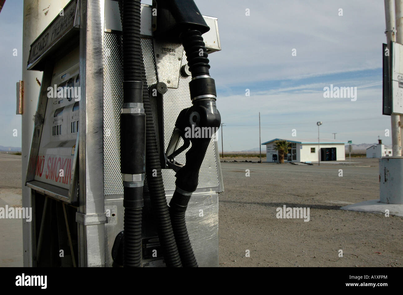 Gas pump, Roy's gas station and cafe, Amboy, historic route 66