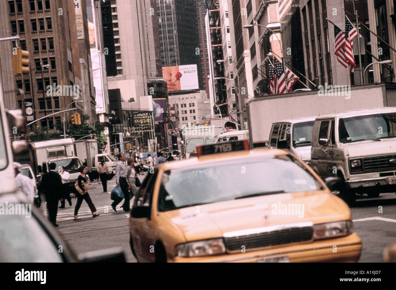 NEW YORK CITY TAXIS Stock Photo Alamy