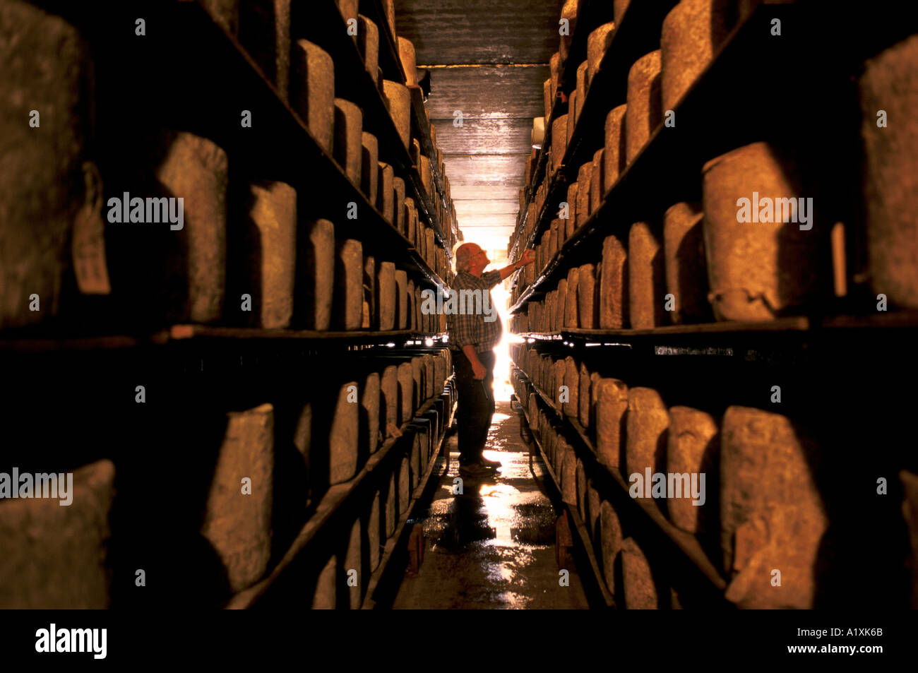 ISLE OF MULL TRADITIONAL CHEESE MAKERS Stock Photo Alamy