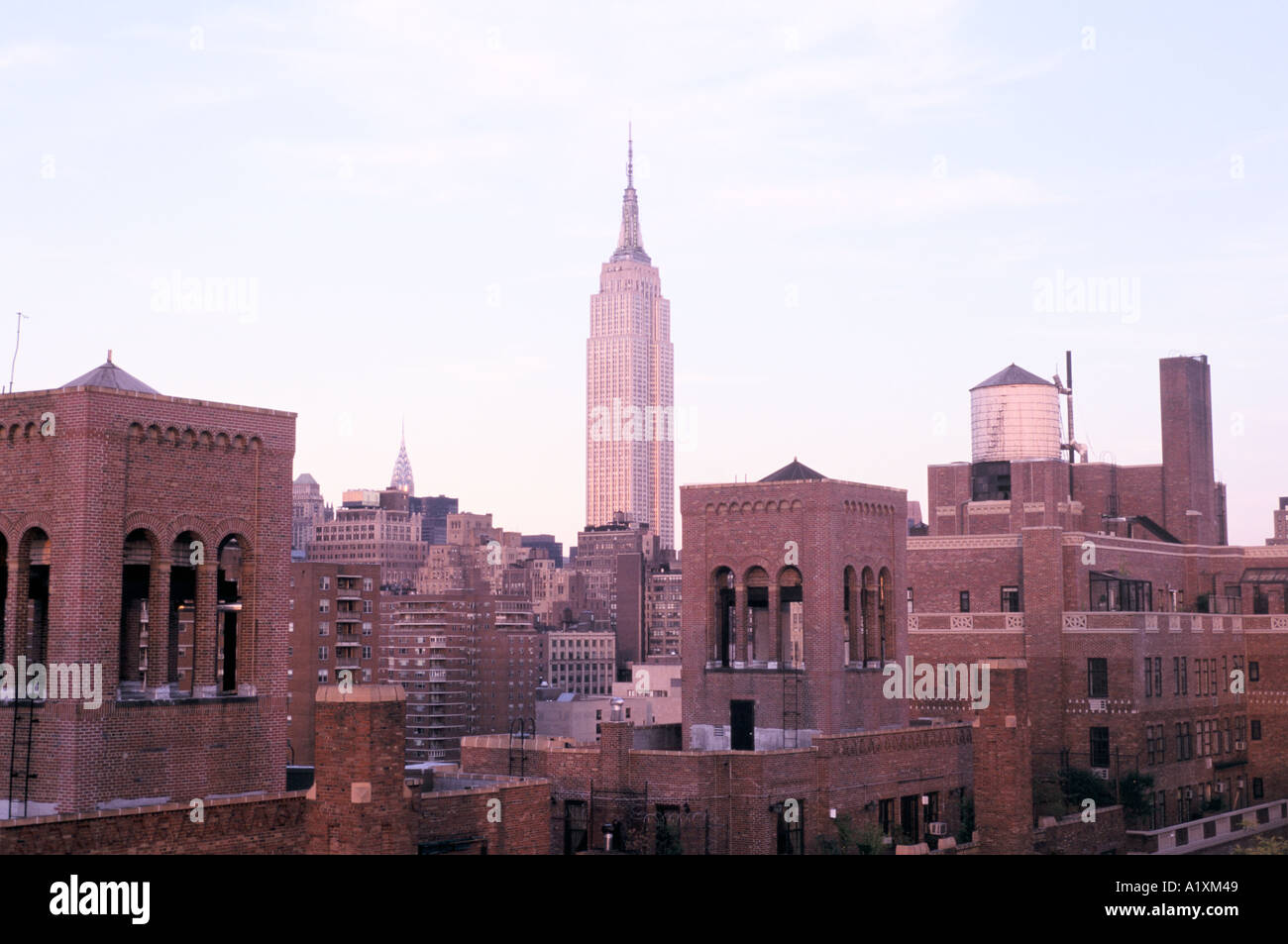 The empire state building in new york city hi-res stock