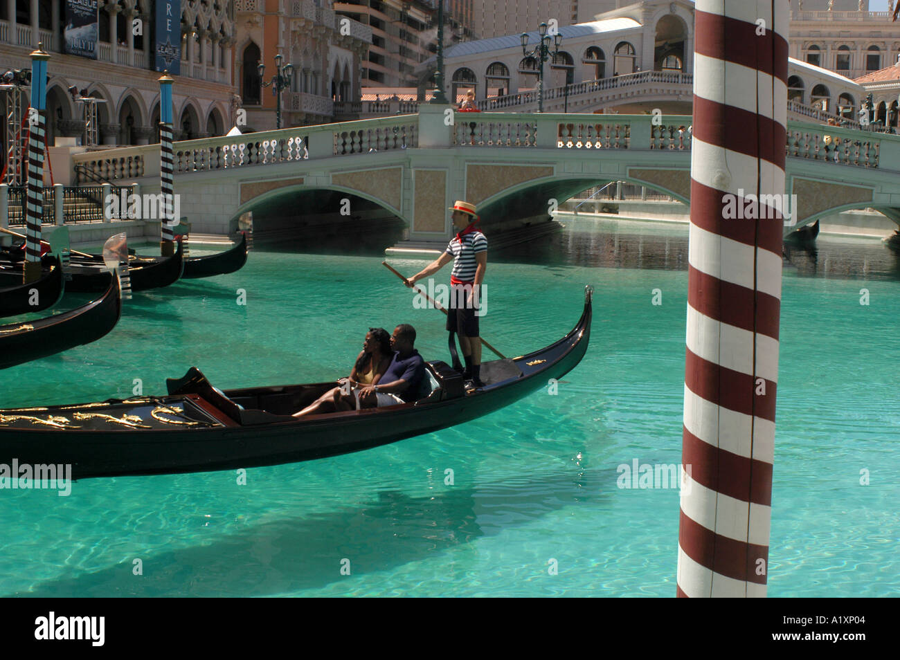 The Venetian hotel and casino one of the newest hotels on the Vegas strip. Las Vegas, Nevada, USA Stock Photo
