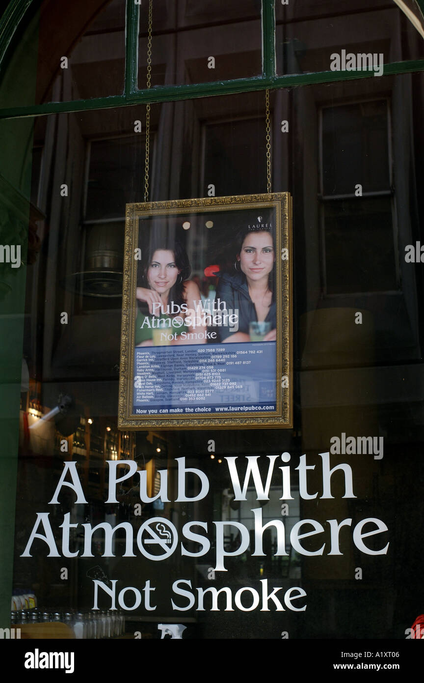 Sign outside a City of London pub Stock Photo