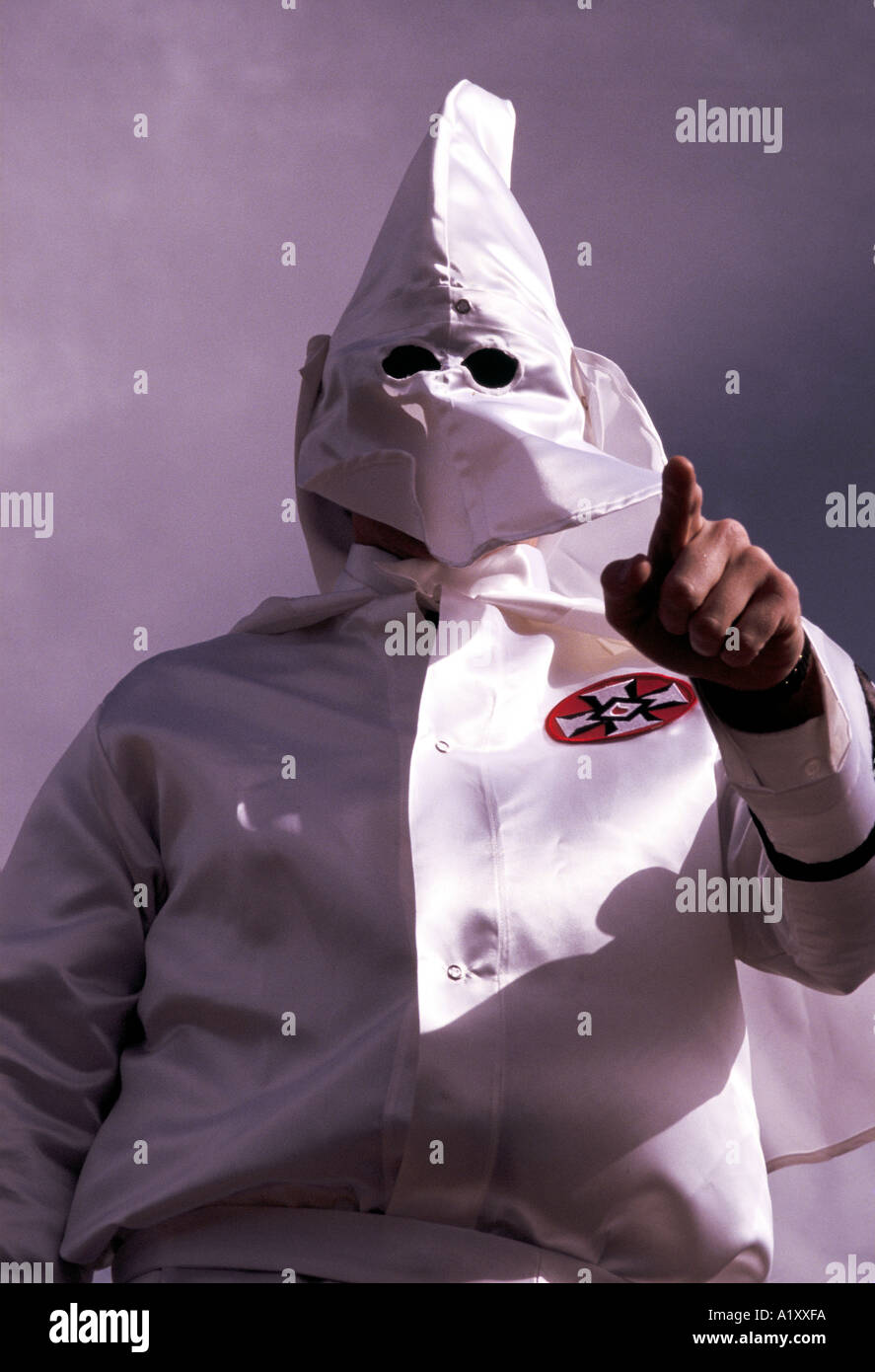 Kkk hood hi-res stock photography and images - Alamy