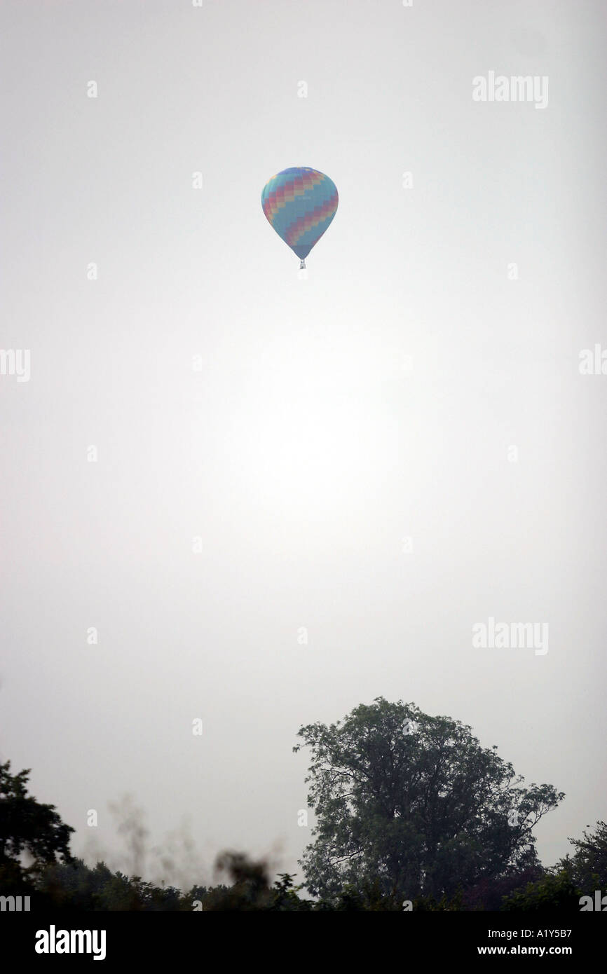 Hot air balloons over Nottingham Stock Photo Alamy