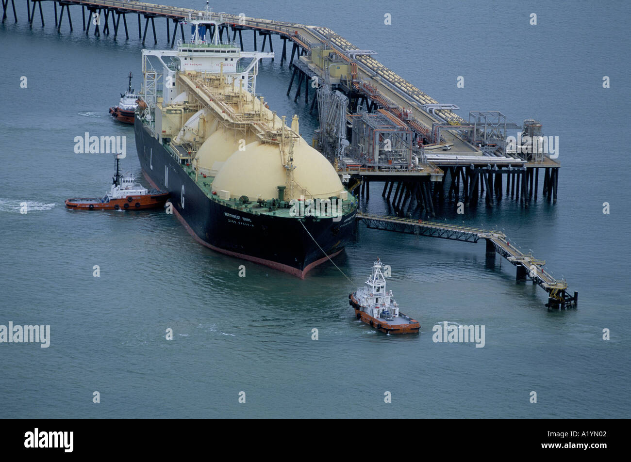 AERIAL VIEWS OF LNG PLANT KARRATHA WESTERN AUSTRALIA Stock Photo Alamy