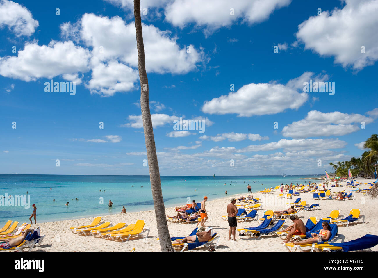 Beach at  Bayahibe, South Coast, Dominican Republic Stock Photo