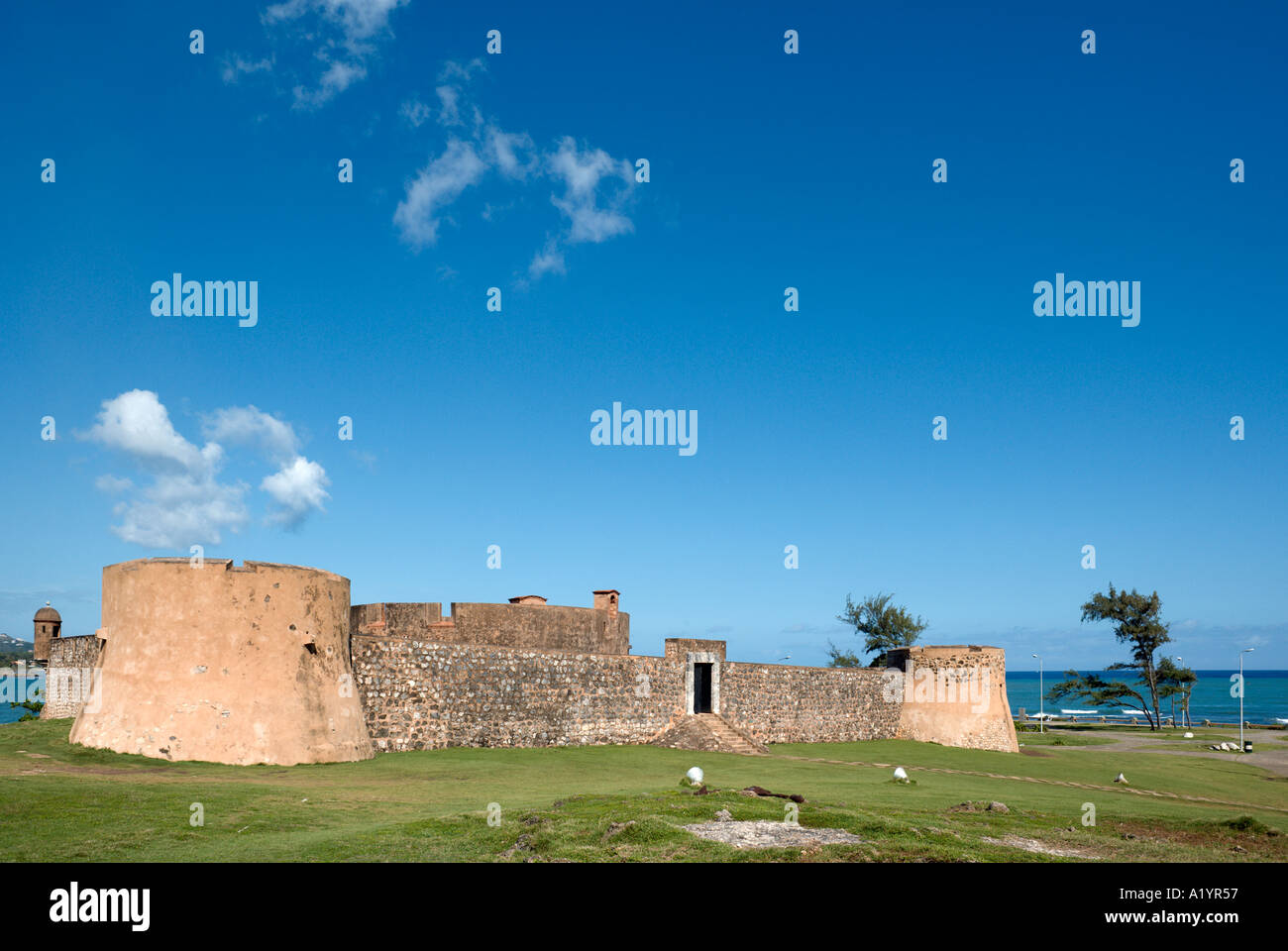 Fortaleza de San Felipe, Puerto Plata, North Coast, Dominican Republic, Caribbean Stock Photo