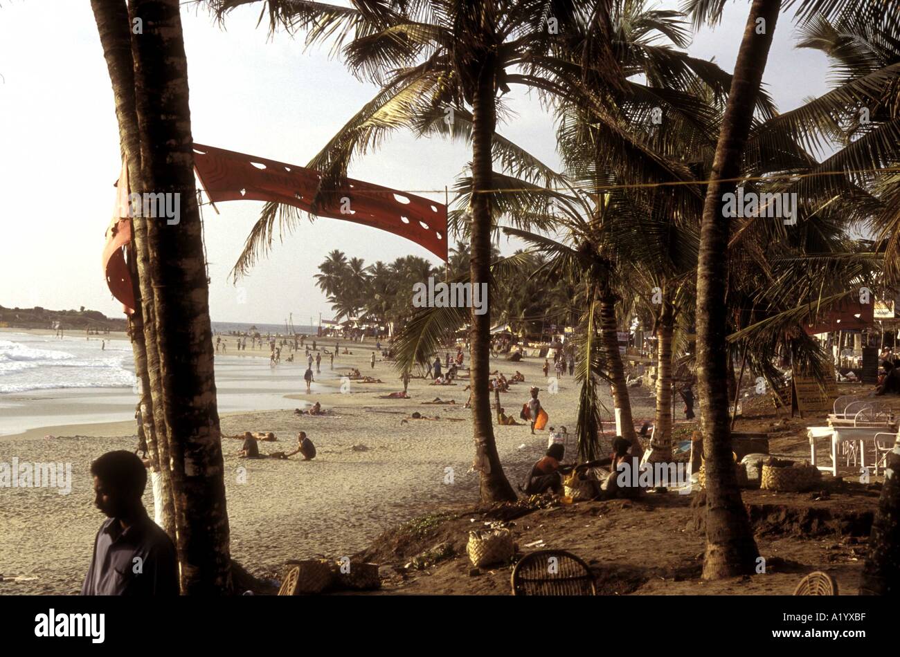 John Sturrock Network Photographers Image Ref JSA 10110377 psd Kerala India A beach at Kovalam Stock Photo