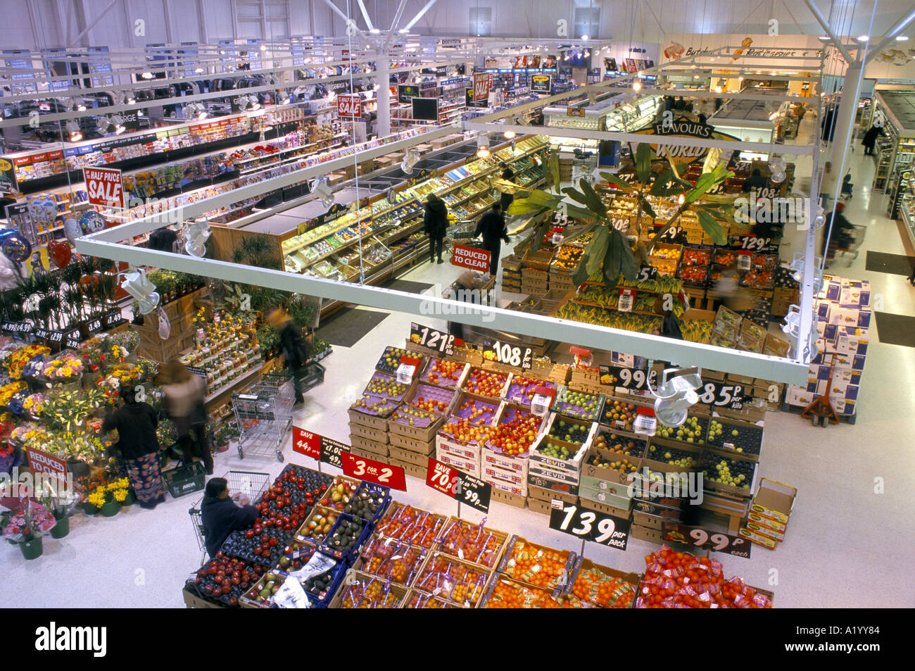ASDA SUPERMARKET WEMBLEY FRUIT AND VEG DEPT 1999 1999 Stock Photo Alamy asda-supermarket-wembley-fruit-and-veg-dept-1999-1999-stock-photo-alamy