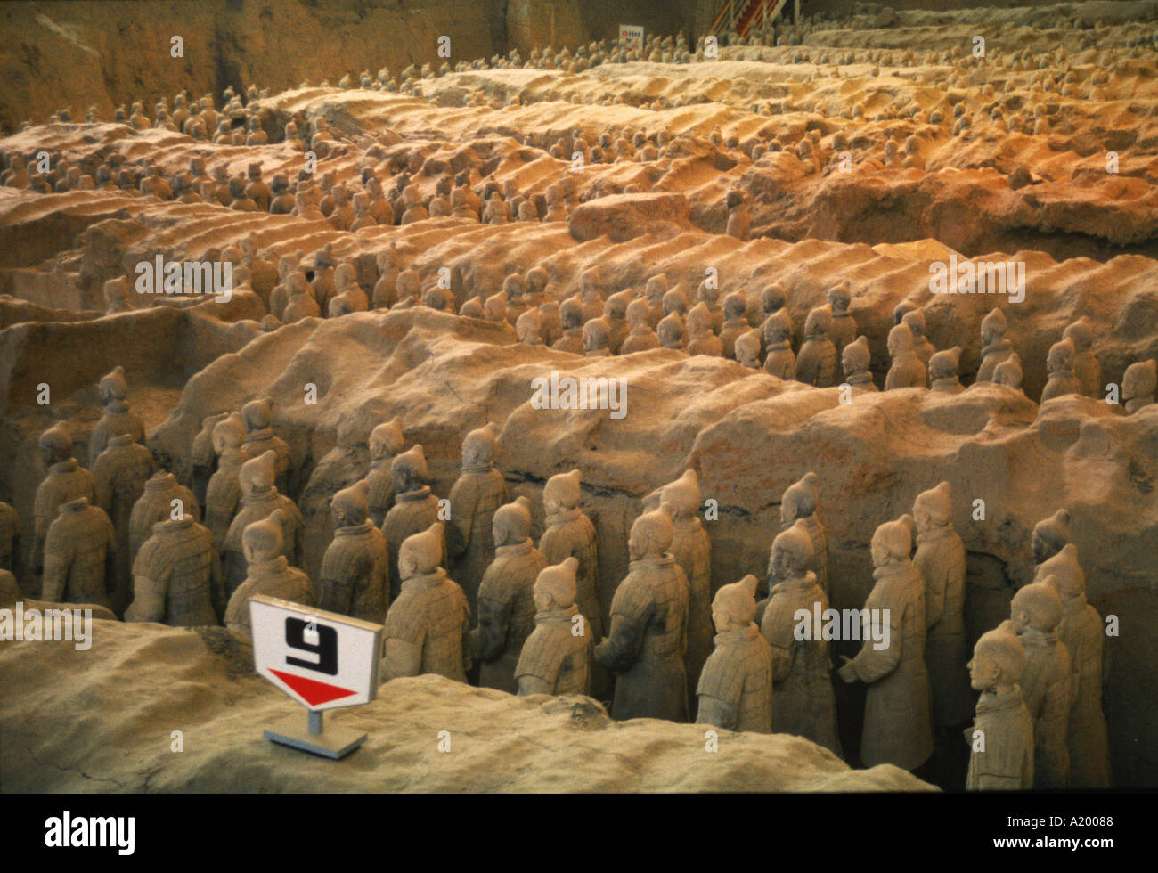 The Terracotta Warriors at Xian China G Hellier Stock Photo