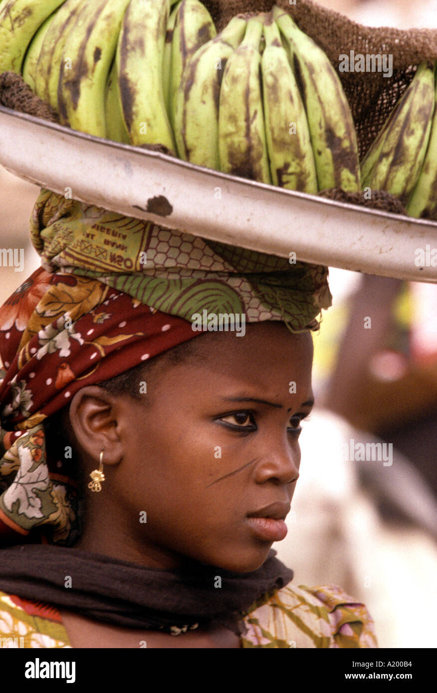 A women sells stockfish at a market in Lagos, Nigeria on Saturday, Sept. 16,  2023. (AP Photo/Sunday Alamba Stock Photo - Alamy