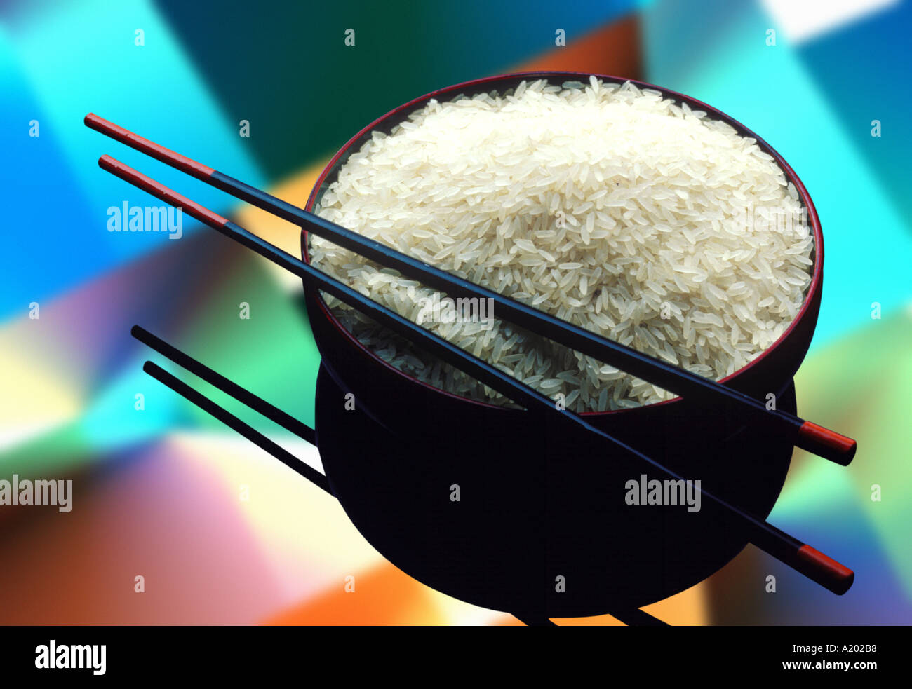 bowl of rice Stock Photo - Alamy