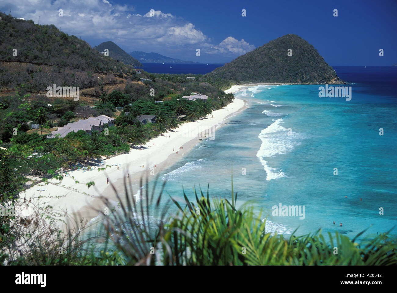 Long strand of beach Stock Photo Alamy