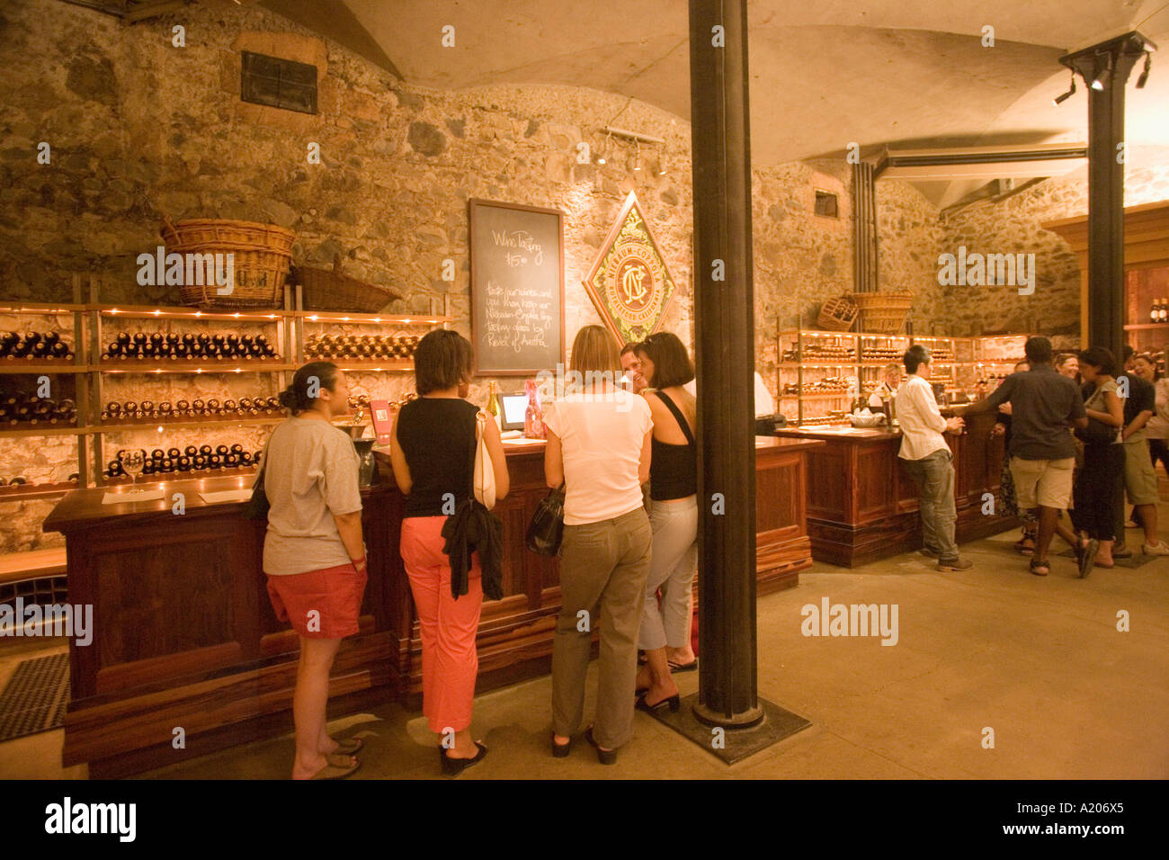 wine tasting Niebaum Coppola Winery Tasting Rooms Rutherford Napa