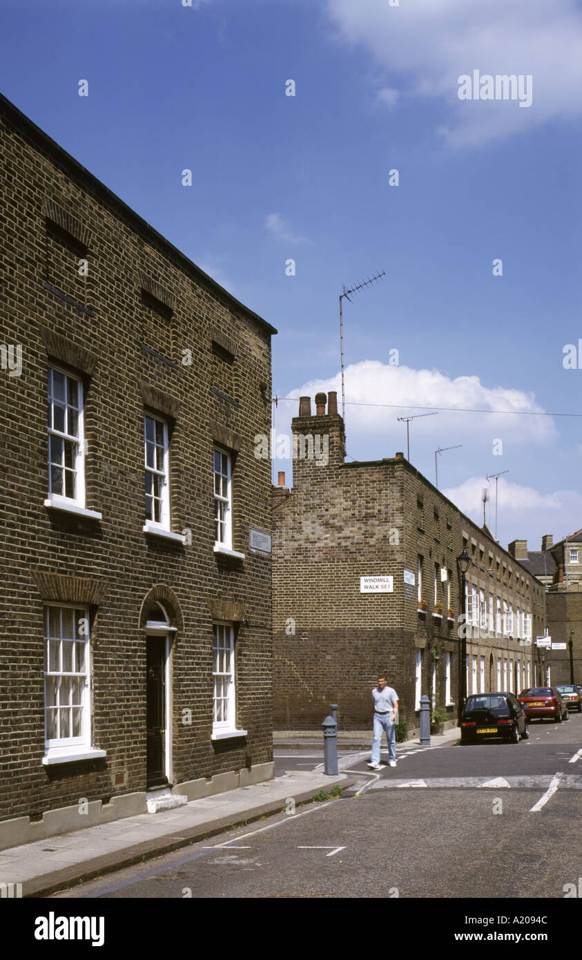 Whittlesey Street View of houses along street Stock Photo Alamy