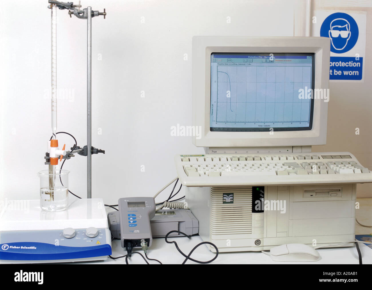 Ph meter data logger connected hi res stock photography and images alamy