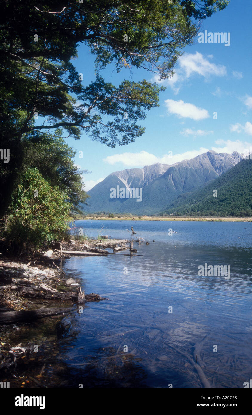 Lake Rotoiti Lake Rotoiti Nelson Lakes National Park Nelson South Island New Zealand ...
