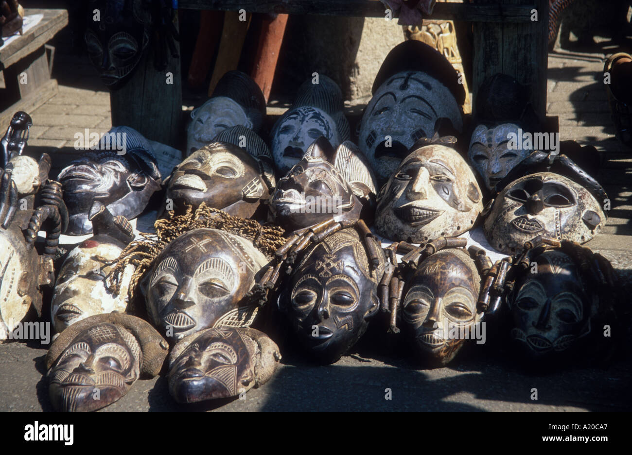 Ethnic curios at Blyde River Canyon South Africa Stock Photo - Alamy