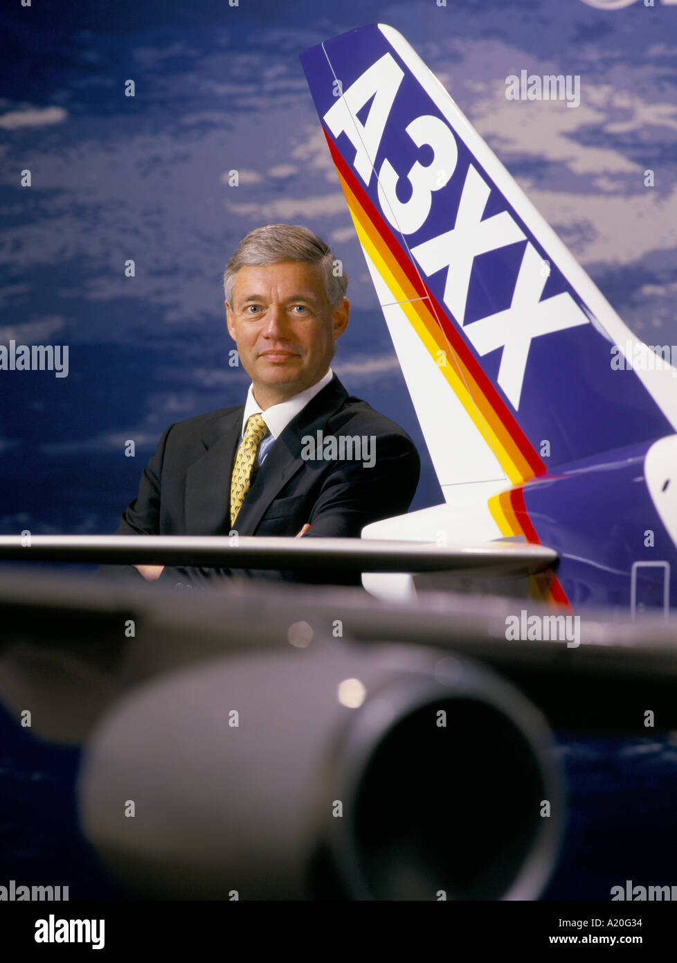 JOHN LEAHY BOEING FARNBOROUGH 2000 Stock Photo Alamy