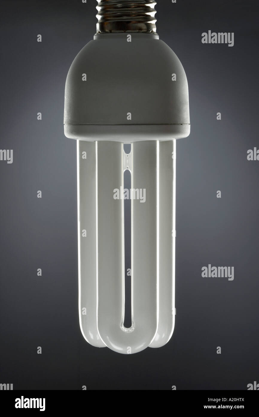 Energy saving light bulb, close up, in studio Stock Photo - Alamy