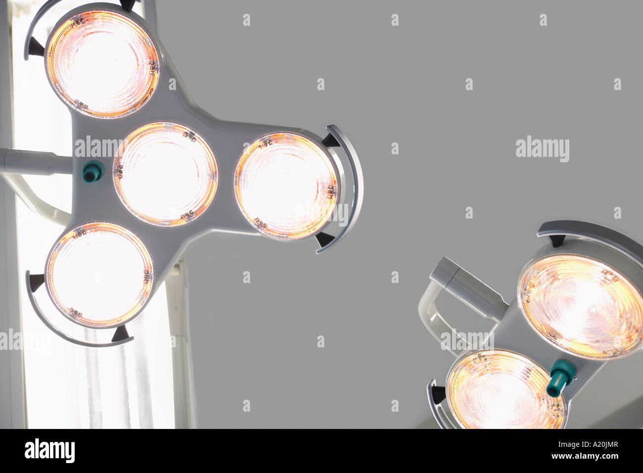 Operating Room Lighting, personal perspective Stock Photo Alamy