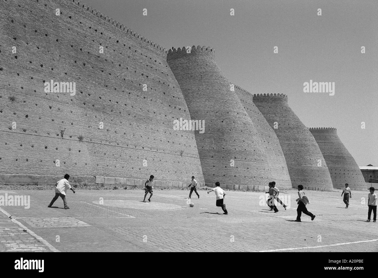 The Ark fortress, Bukhara, Uzbekistan Stock Photo