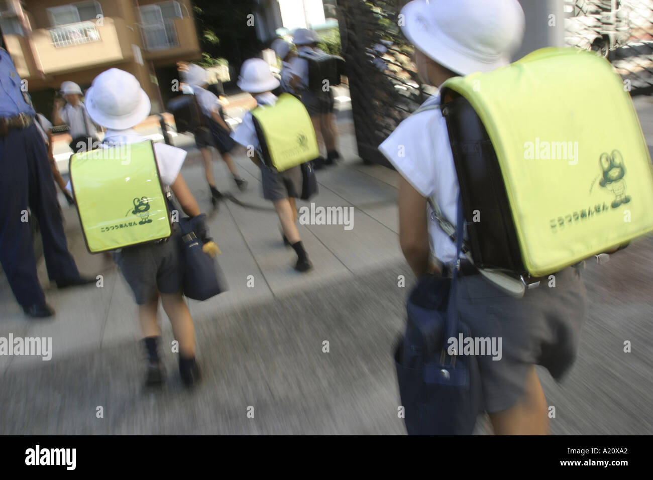Electronic security device for Japanese schoolchildren. Tokyo, Japan