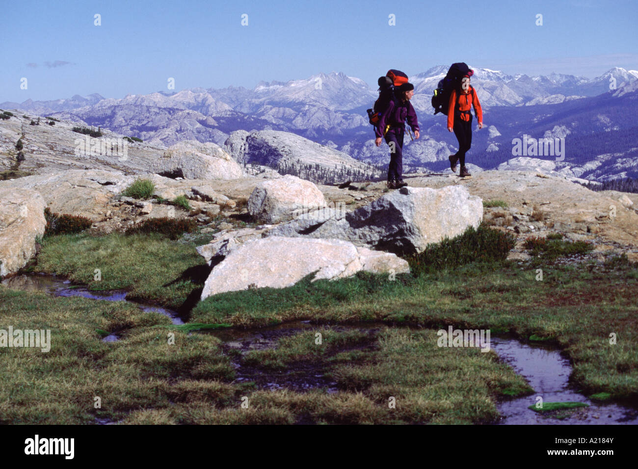 Two women walk park exercise hi-res stock photography and images - Alamy