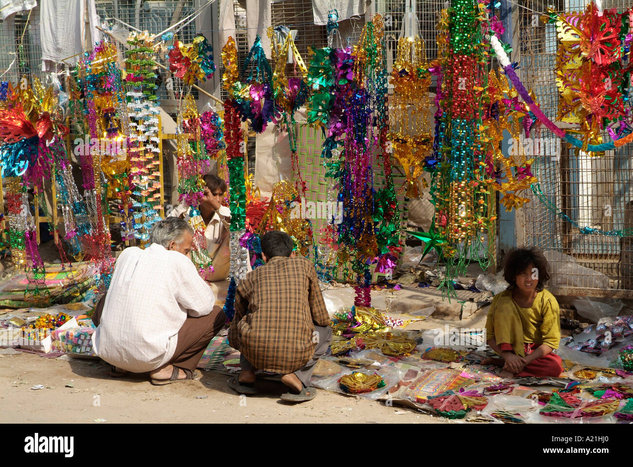 Kinari Bazaar in Delhi India Stock Photo 5929439 Alamy