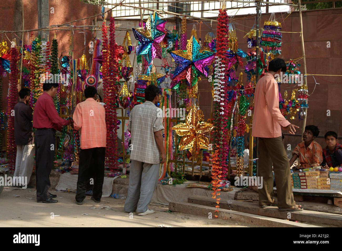 Kinari Bazaar in Delhi India Stock Photo Alamy